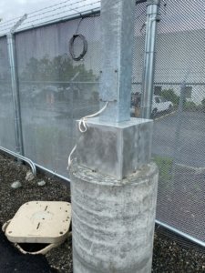 Raw aluminum on galv